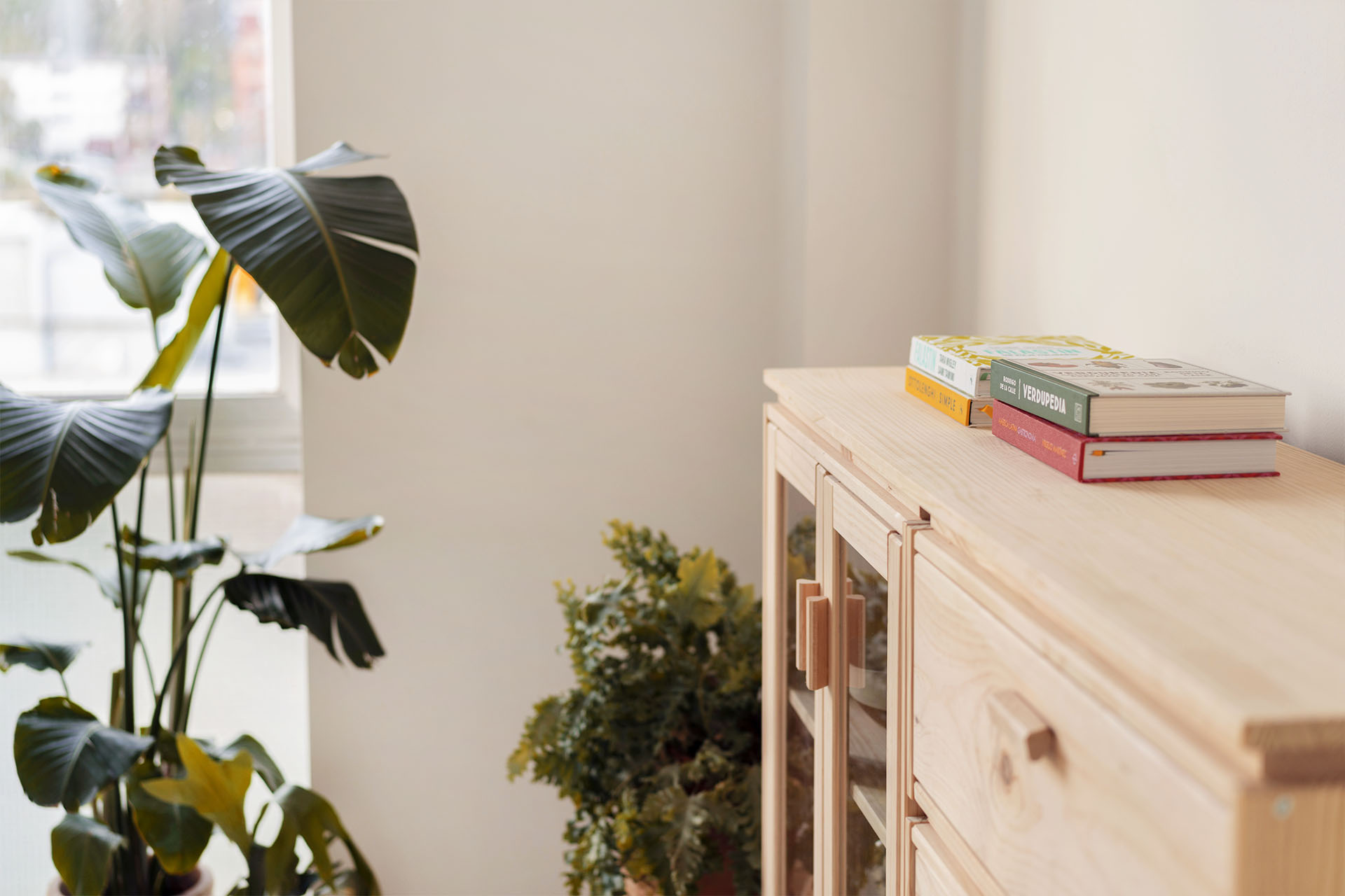 Imagen de ambiente 5 para:Vitrina modular de madera natural