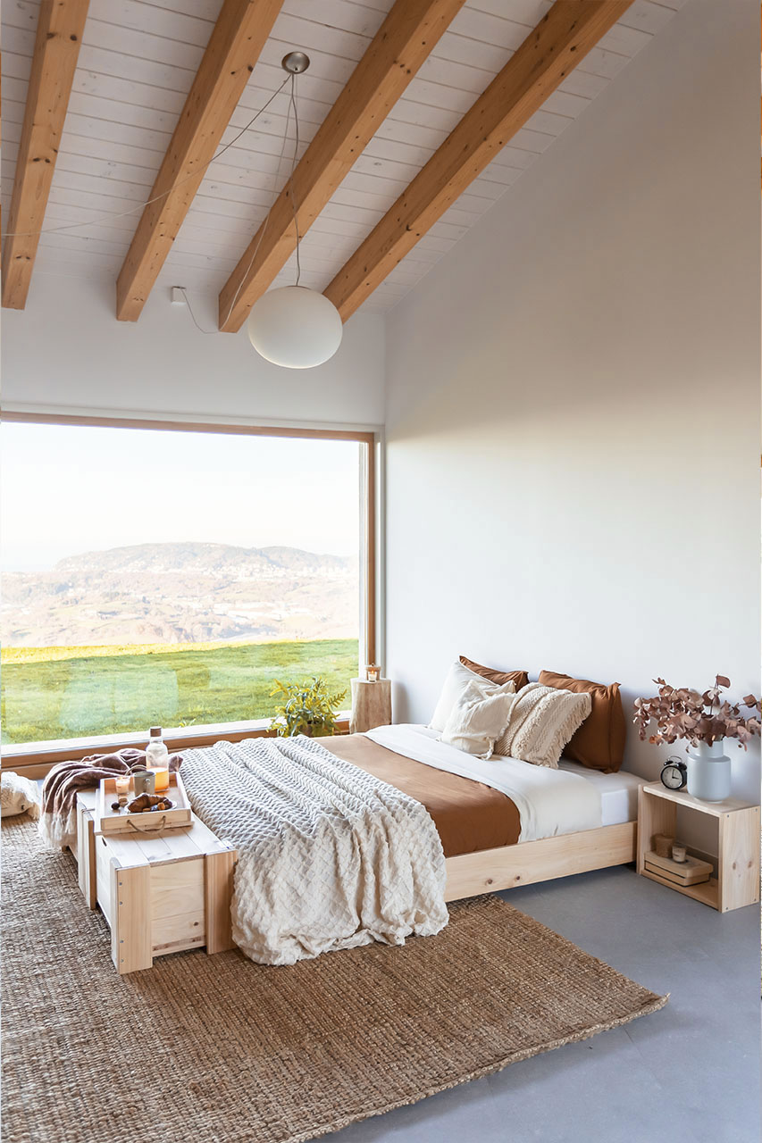 Imagen de ambiente 5 para:Cama a ras de suelo de madera maciza