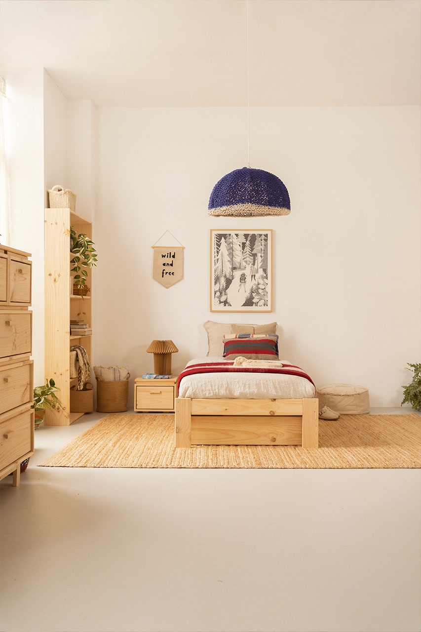 Imagen de ambiente 5 para:Cama de madera con almacenaje