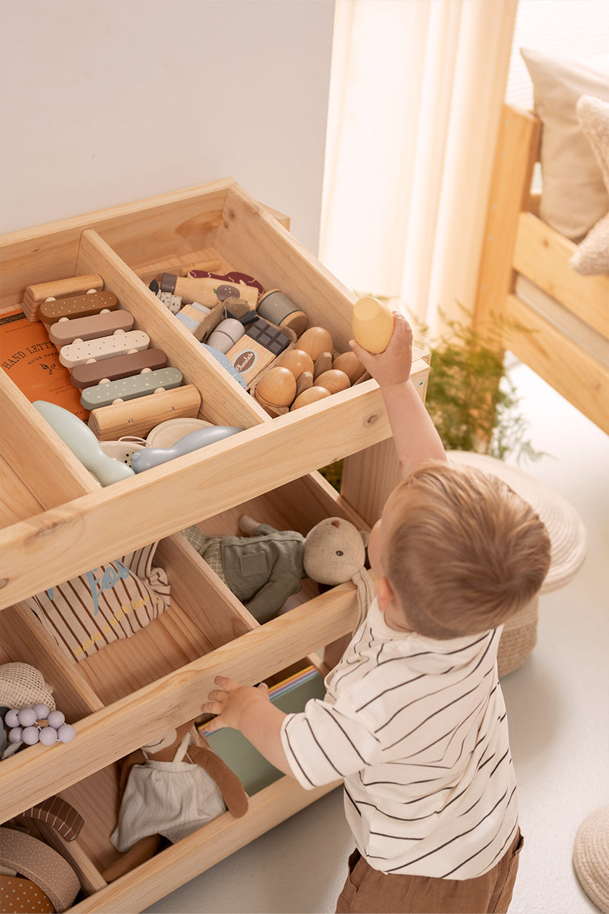 Imagen de ambiente 6 para:Mueble organizador Montessori de madera