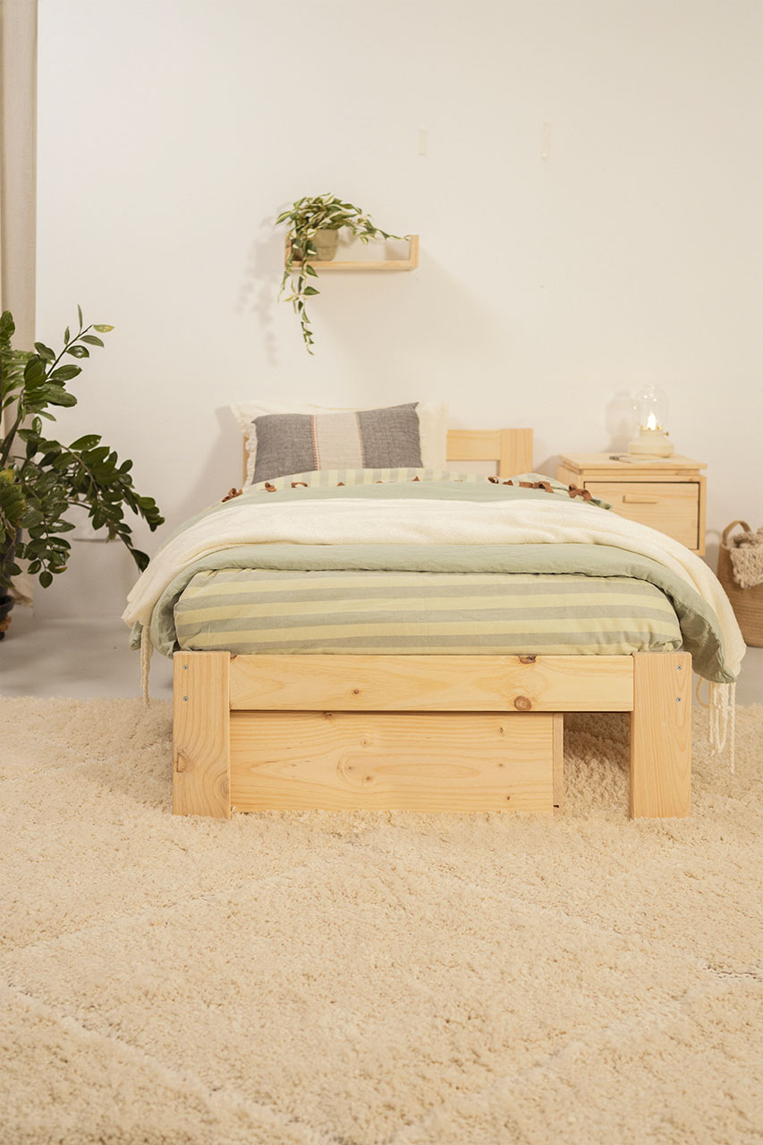 Imagen de ambiente 6 para:Cama para colch&oacute;n de 80 con caj&oacute;n