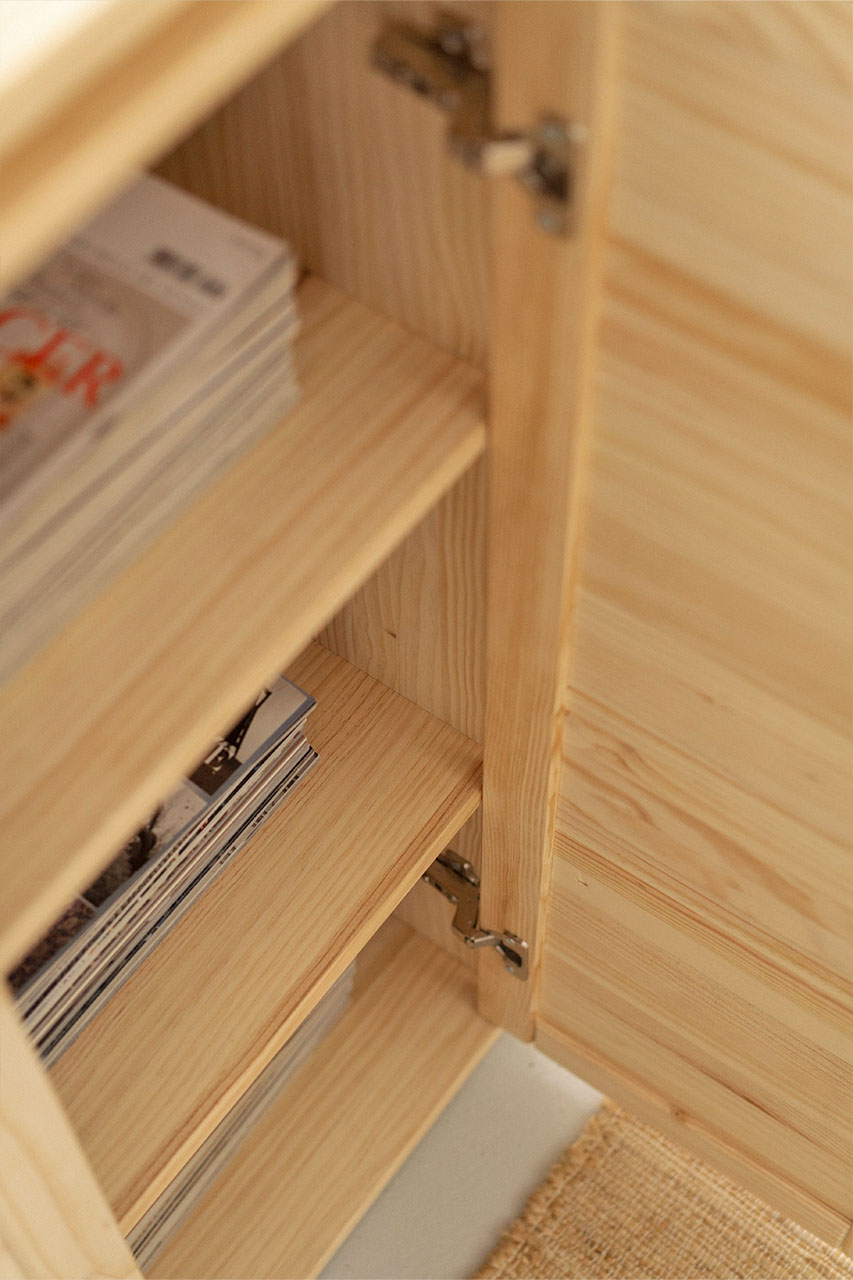 Imagen de ambiente 6 para:Armario bajo de madera natural