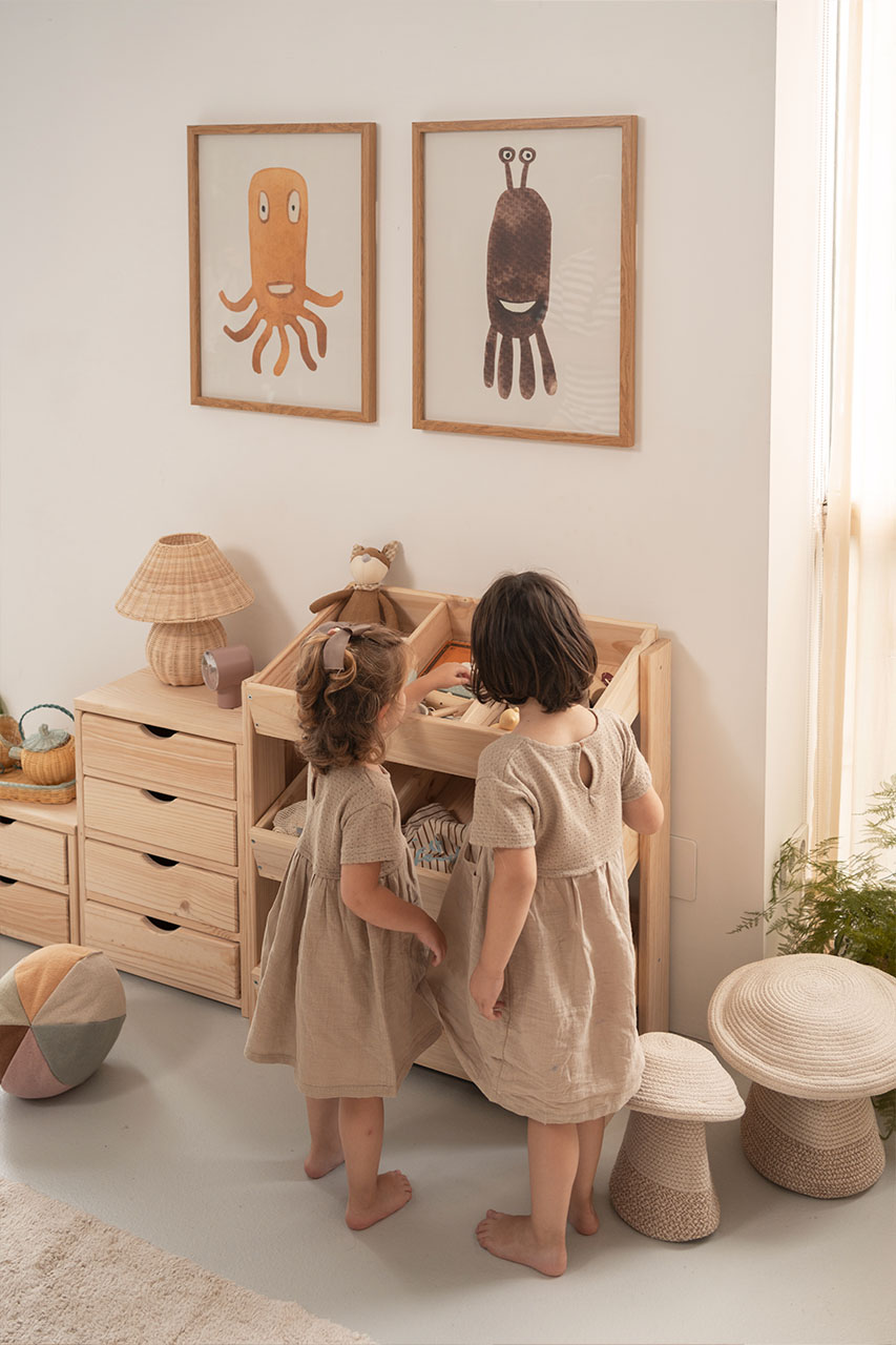 Imagen de ambiente 7 para:Mueble organizador infantil de madera 